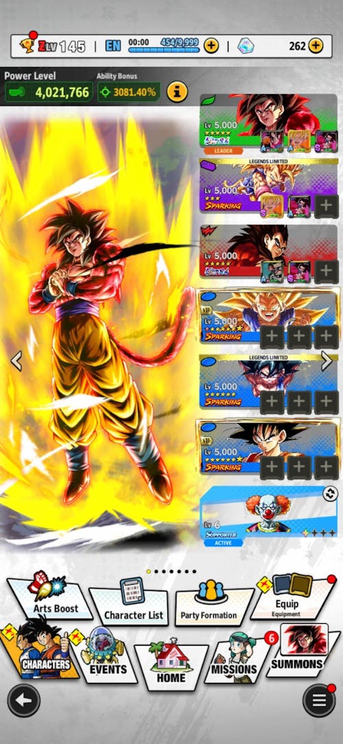 Dragon Ball Legends Farmed Account [Android]