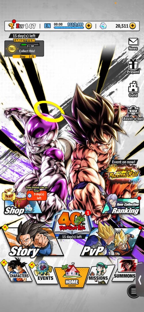 Dragon Ball Legends Farmed Account [iOS]