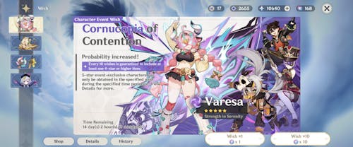 Genshin Impact Wishes Starter Account (Asia)