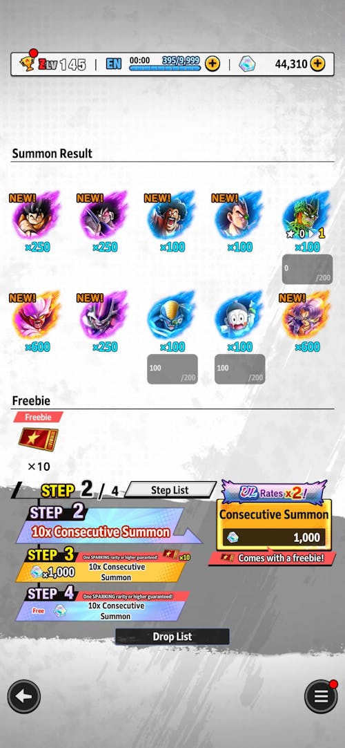 Dragon Ball Legends Farmed Account [iOS]