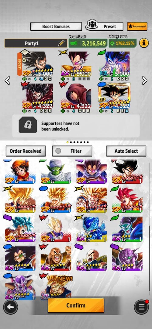 Dragon Ball Legends Farmed Account [iOS]