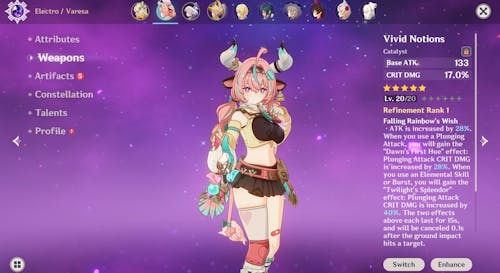 Genshin Impact Wishes Starter Account (America)