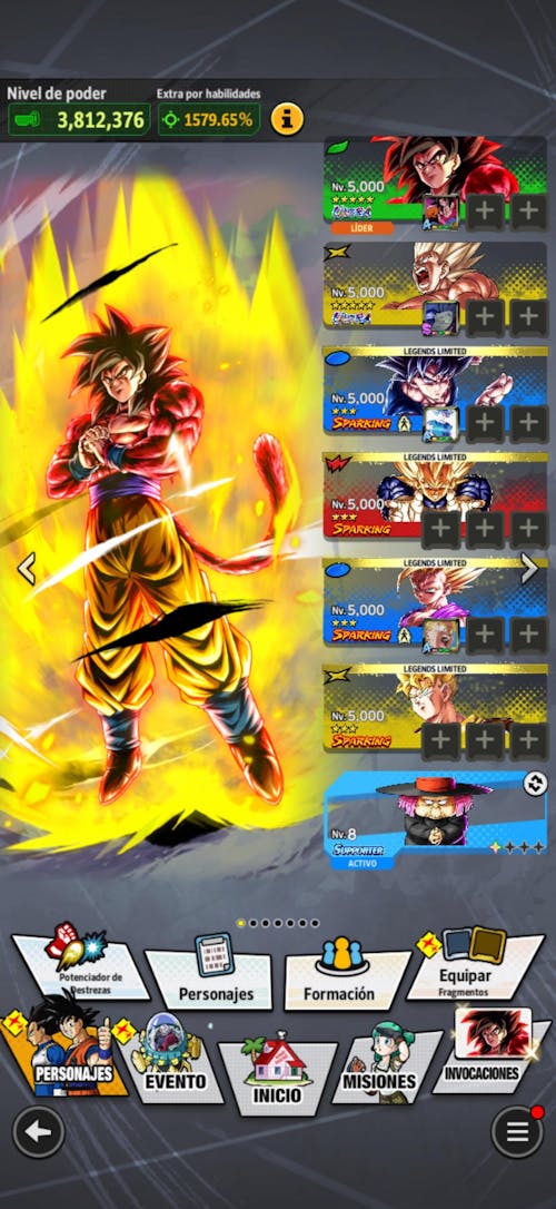 Dragon Ball Legends UL Super Full Power Saiyan 4 Goku Starter Account [iOS/Android]
