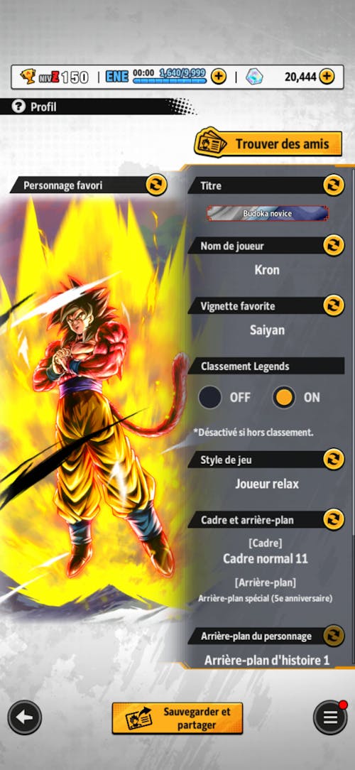 Dragon Ball Legends Farmed Account [iOS]