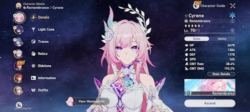 Honkai Star Rail Starter Reroll Account [EUROPE]