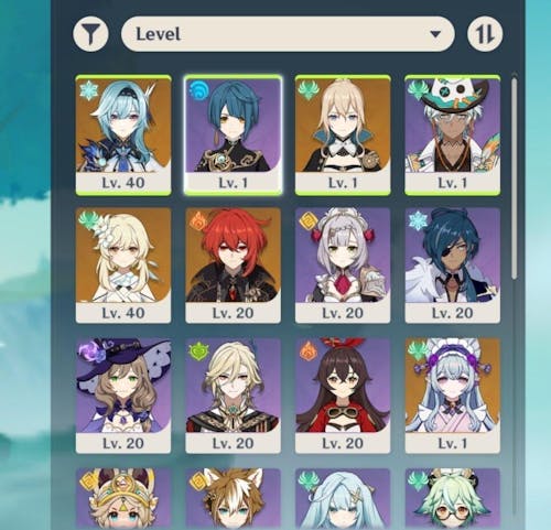 Eula Genshin Impact Farmed Starter Account