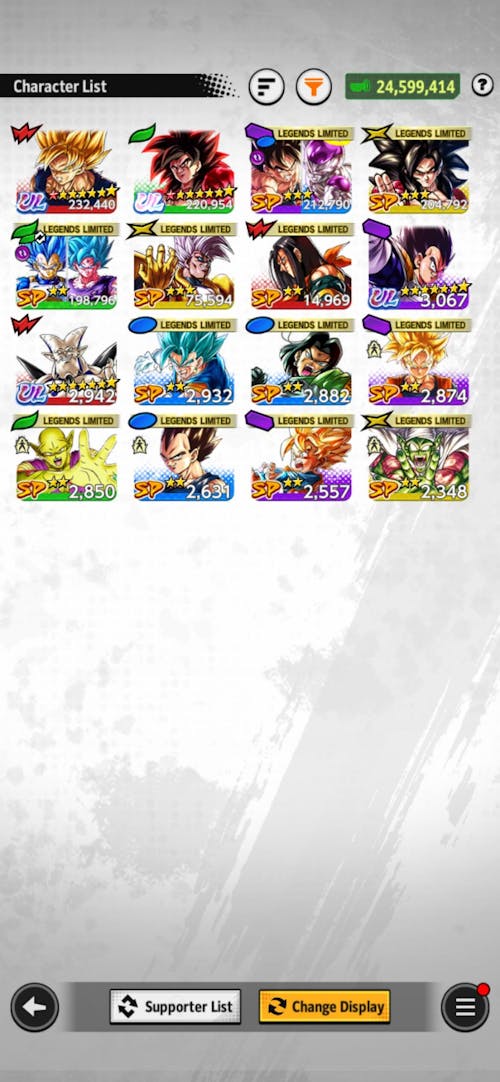 Dragon Ball Legends Farmed Account [iOS]
