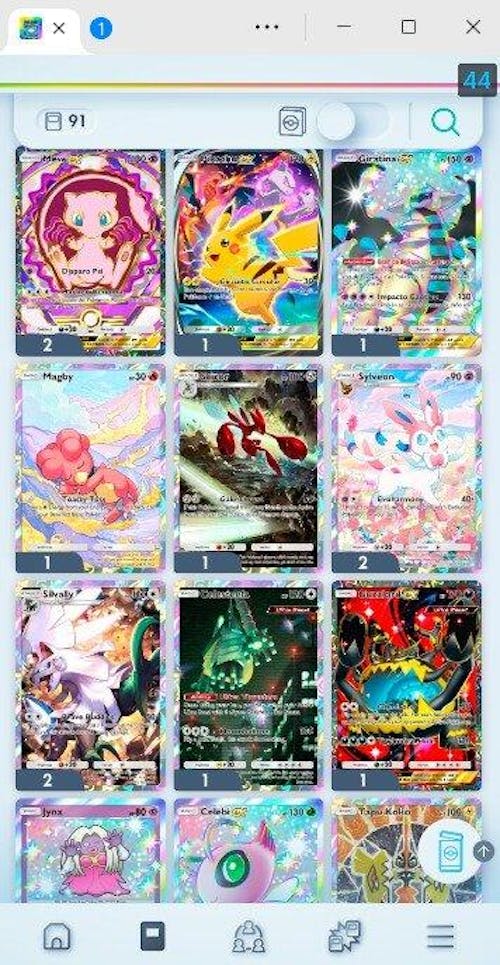 Pokémon TCG Pocket Starter Account with Selectable Crown/Immersive