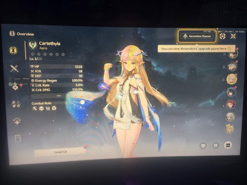 Wuthering Waves 5✦ Resonator with Astrites and Weapon Starter Reroll Account