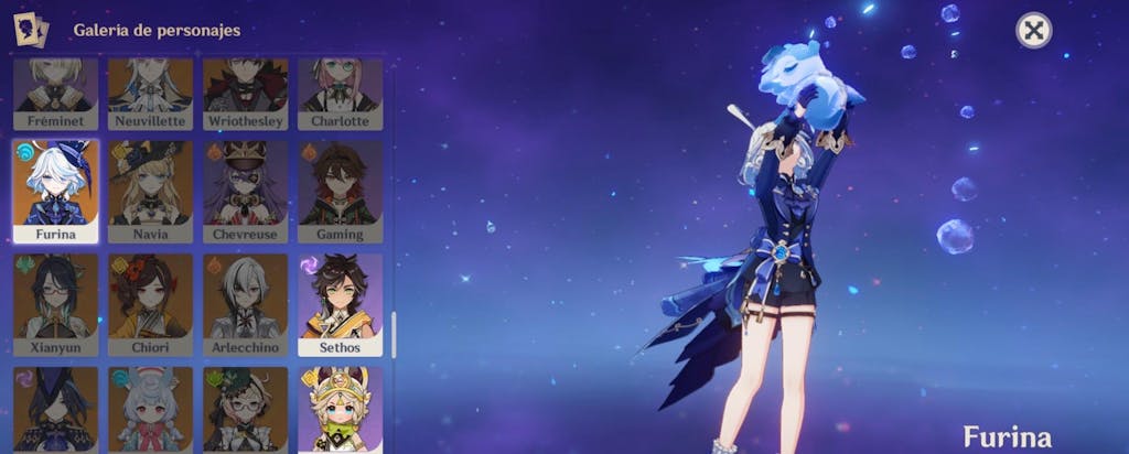 Furina Genshin Impact Farmed Starter Account