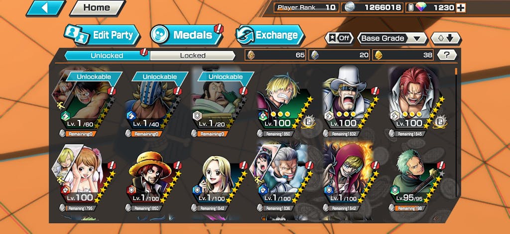 OPBR Starter Reroll Account with Extreme characters [Global]