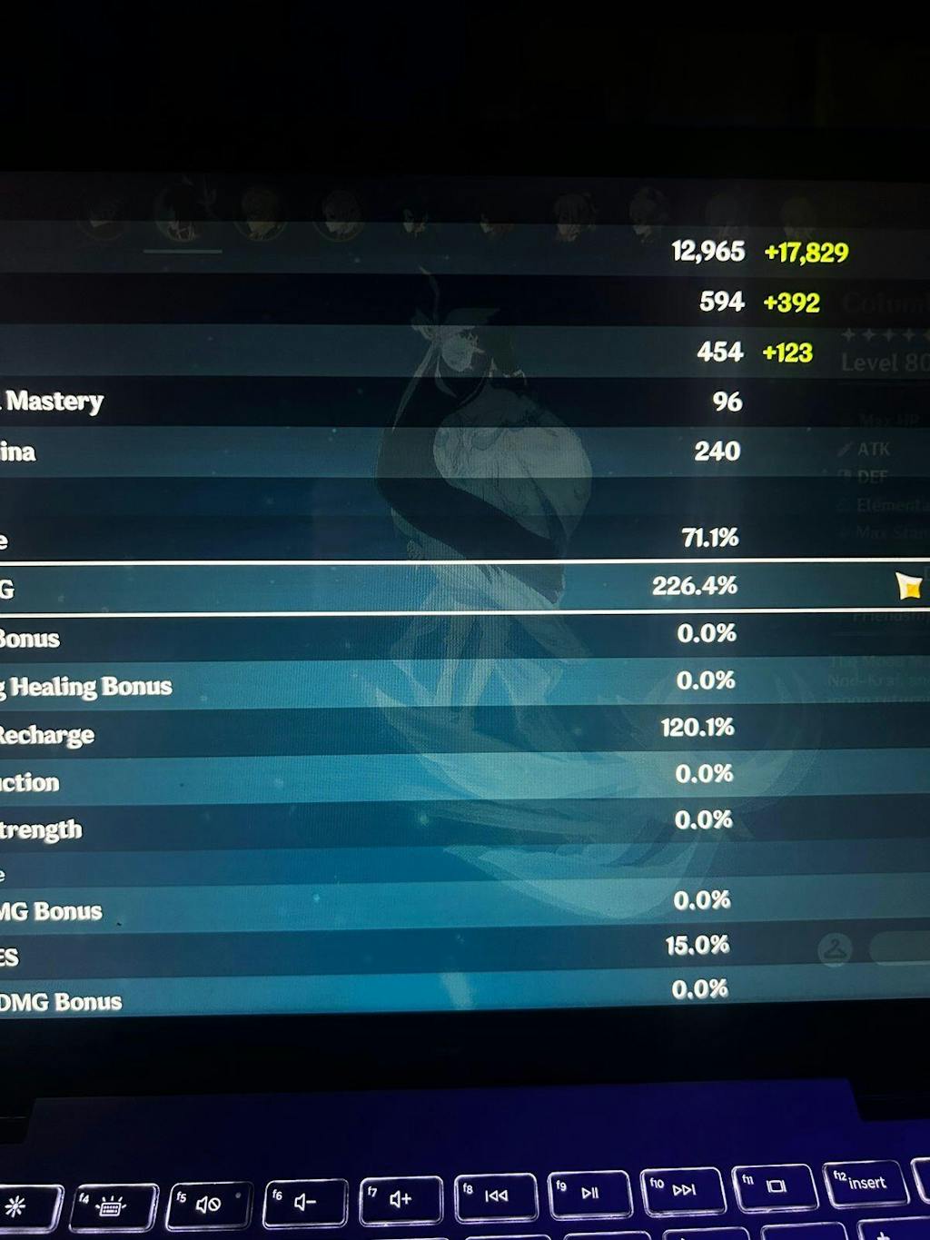 Columbina Genshin Impact Farmed Starter Account