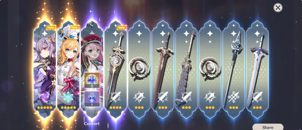 Ineffa Genshin Impact Farmed Starter Account