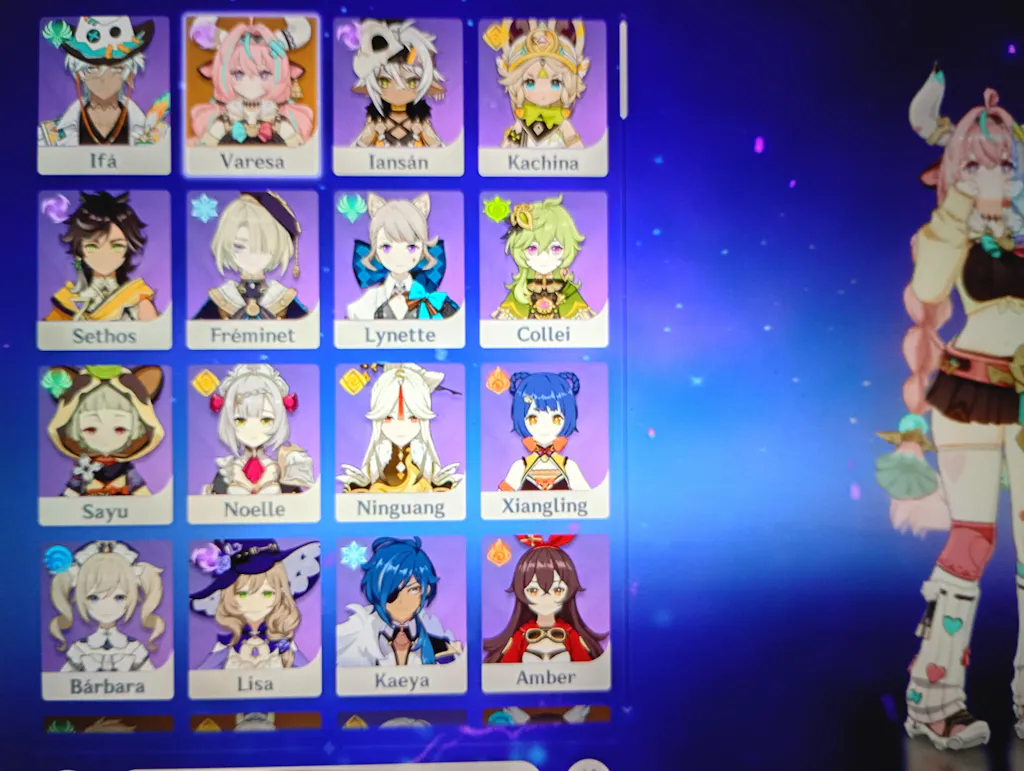 Varesa Genshin Impact Farmed Starter Account