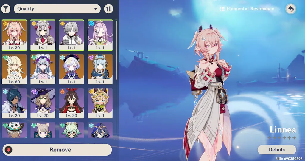 Ineffa Genshin Impact Farmed Starter Account