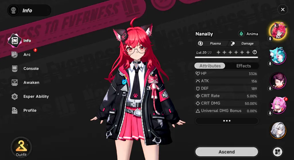 Nanally - NTE Starter Account