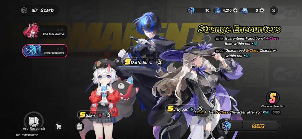 Neverness to Everness NTE Reroll Account