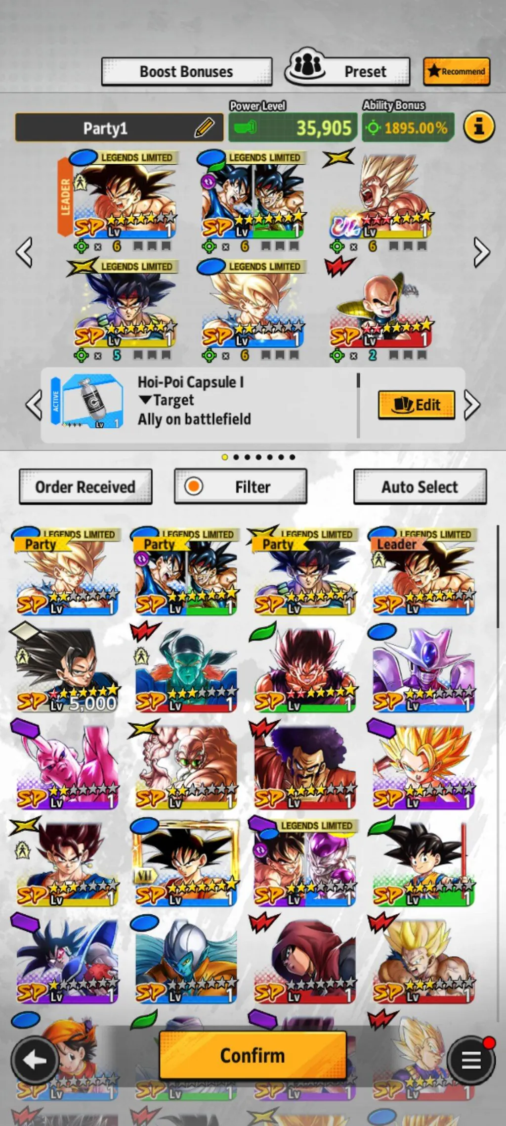 DRAGON BALL LEGENDS UL Super Saiyan Goku Account [iOS/Android]