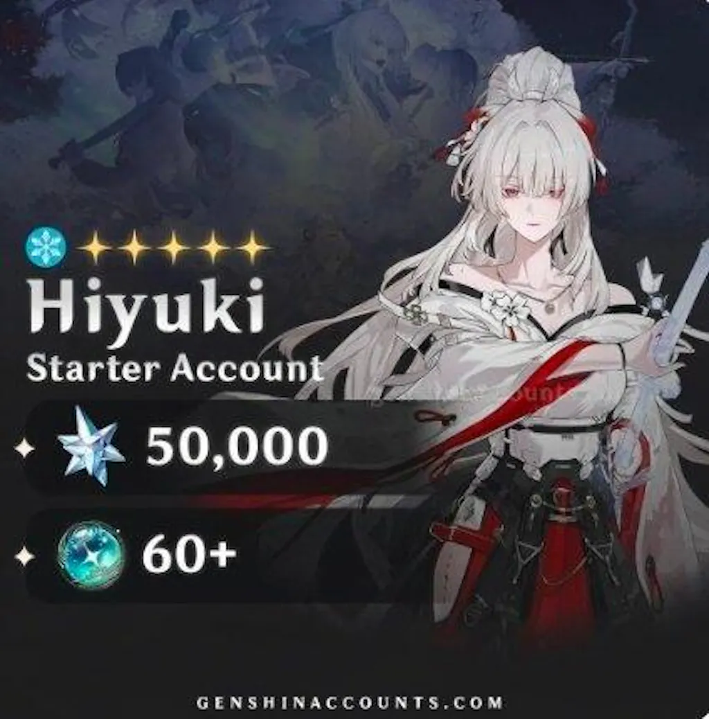 Hiyuki Account with Astrites - Wuthering Waves