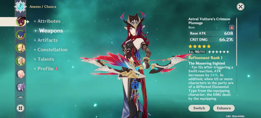 Genshin Impact Wishes Starter Account (Europe)