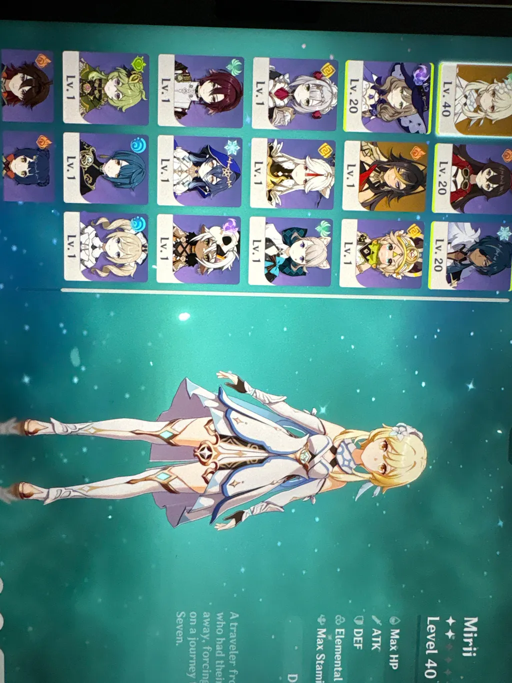 Genshin Impact Wishes Starter Account (America)