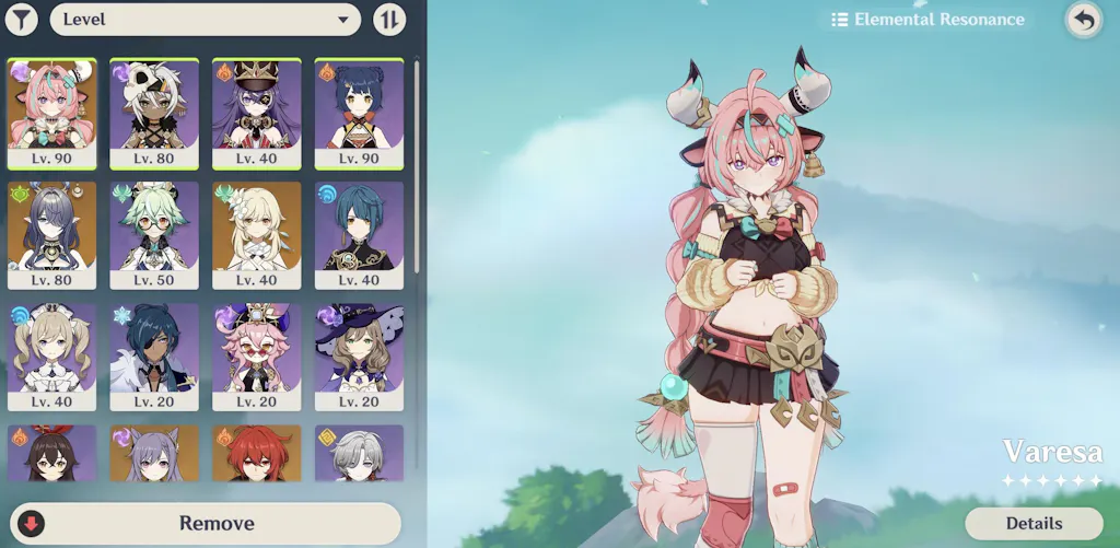 Varesa Genshin Impact Farmed Starter Account