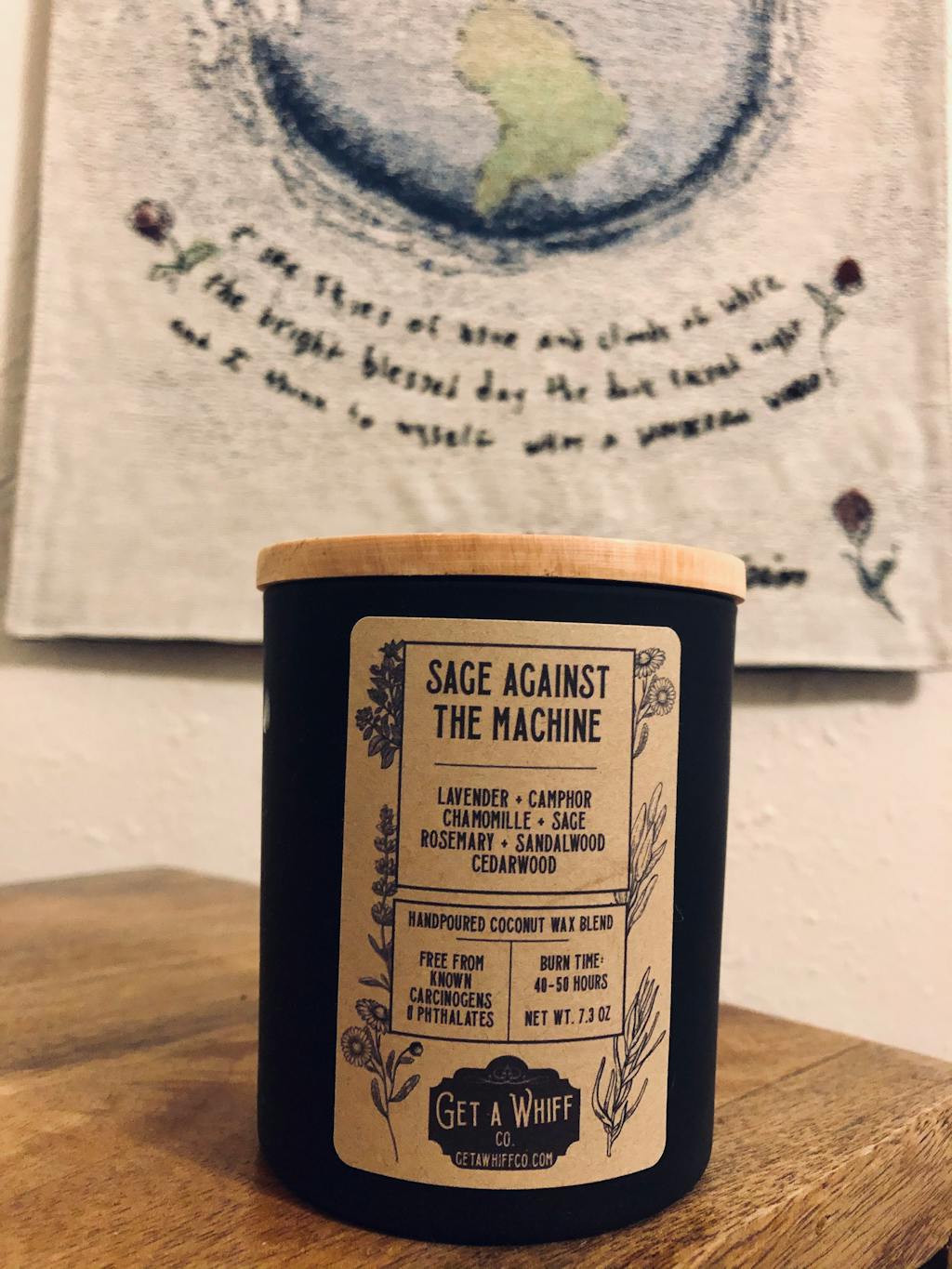 Matte Jar Crackling Candle