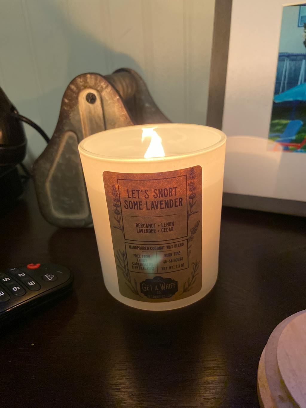 Lavender & Bergamot Matte Candle