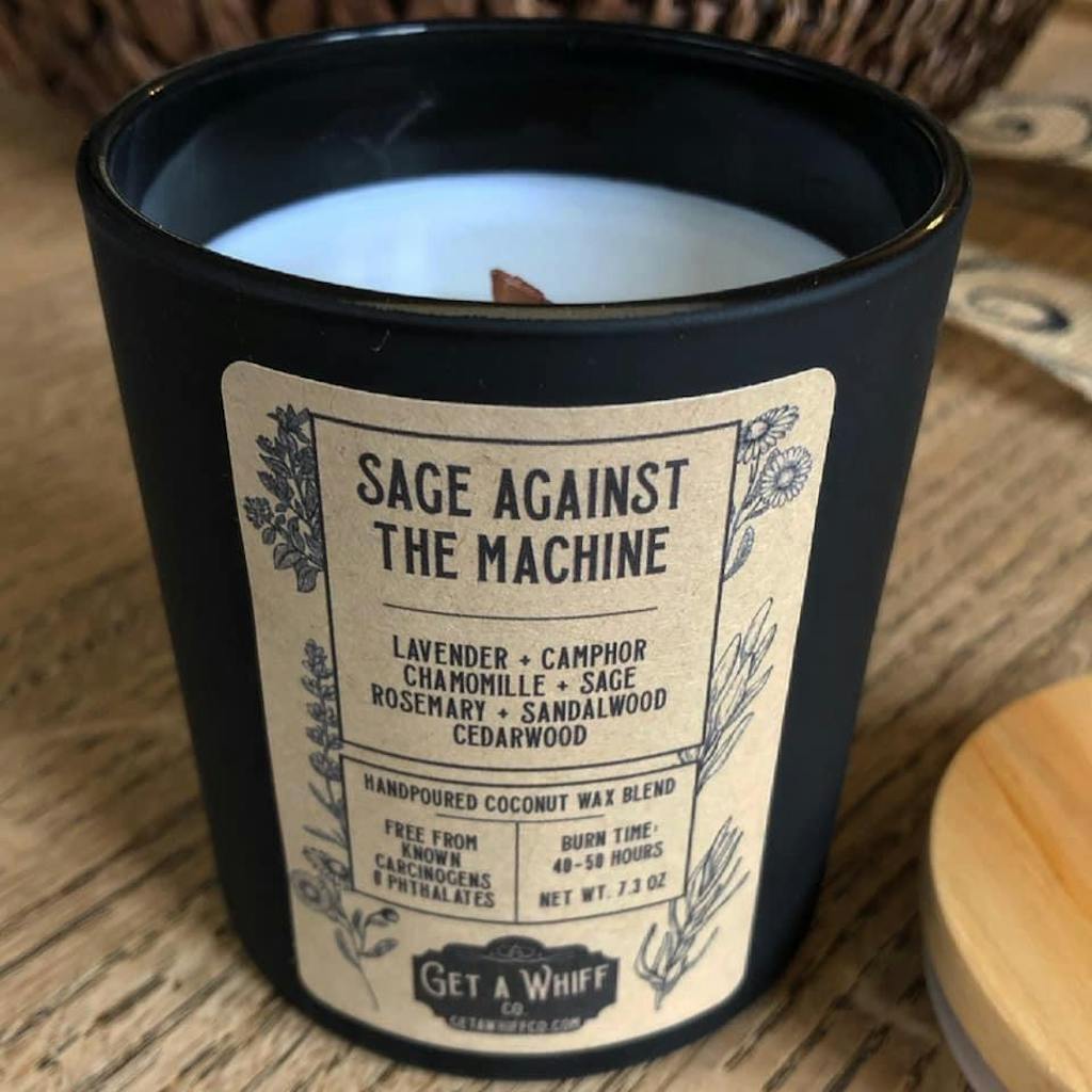 Matte Jar Crackling Candle