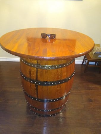 Authentic Barrel Table