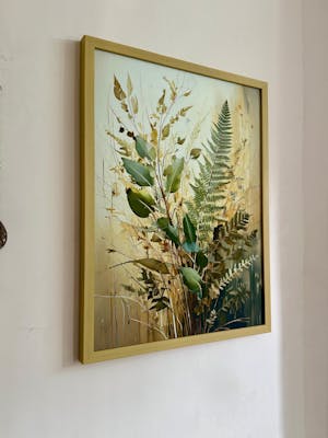 Whispers in the Sunlight – Fern Inspired Canvas Wall Art
