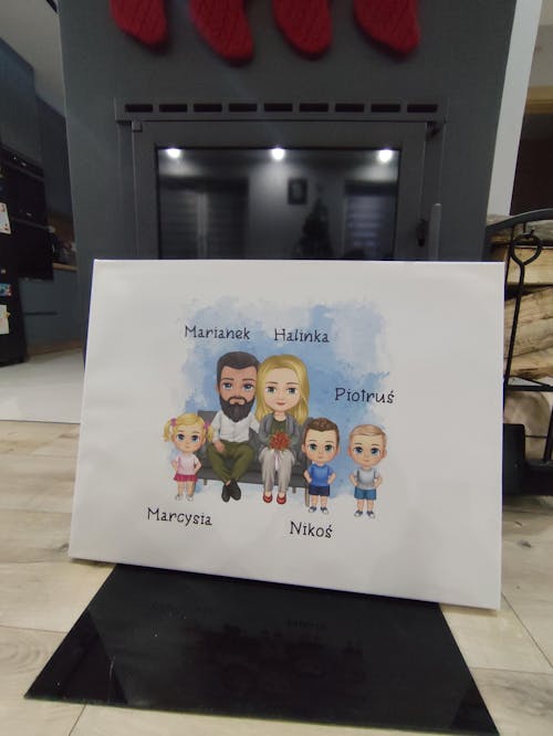 Obraz personalizowany dla babci i dziadka #607