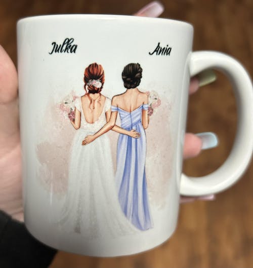 Kubek personalizowany dla przyjaciółek - ślub #141