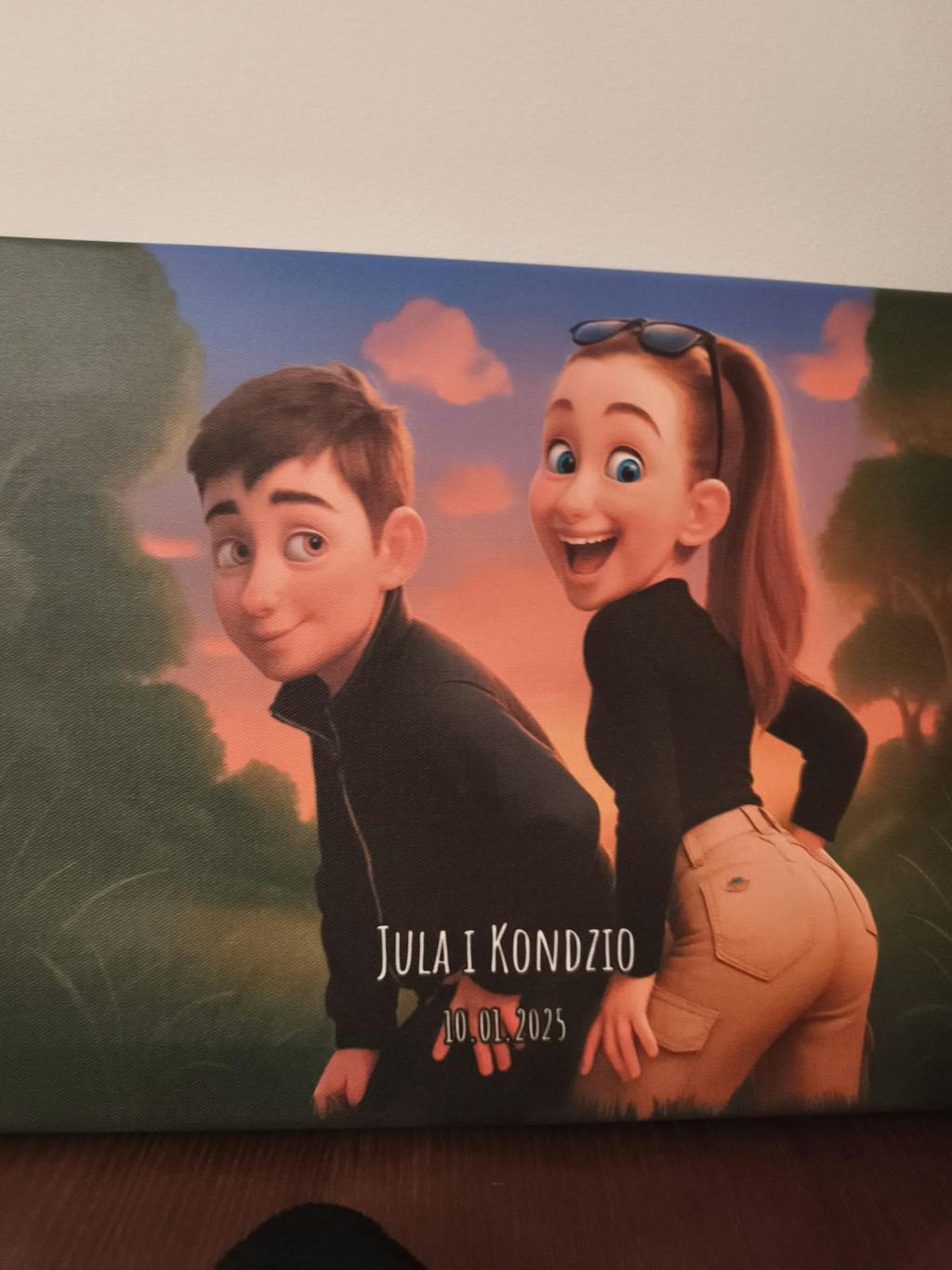 Obraz z własnym zdjęciem - jak z bajki! [AI]