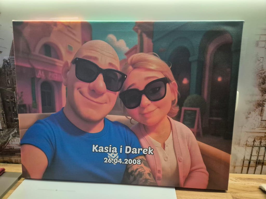 Obraz z własnym zdjęciem - jak z bajki! [AI]