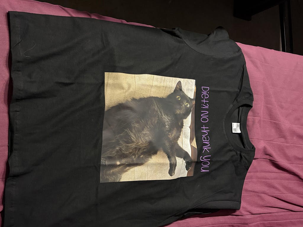 Koszulka czarna z własnym zdjęciem