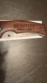 Personalized Ozkurt Knife with Stainless Steel Blade