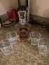 Hexagon Personalized Whiskey Bottle - Set of 4 Glasses
