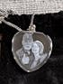 3D Photo Heart Crystal Necklace & Pendant