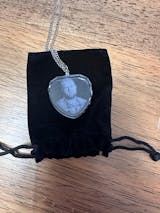 3D Photo Heart Crystal Necklace & Pendant