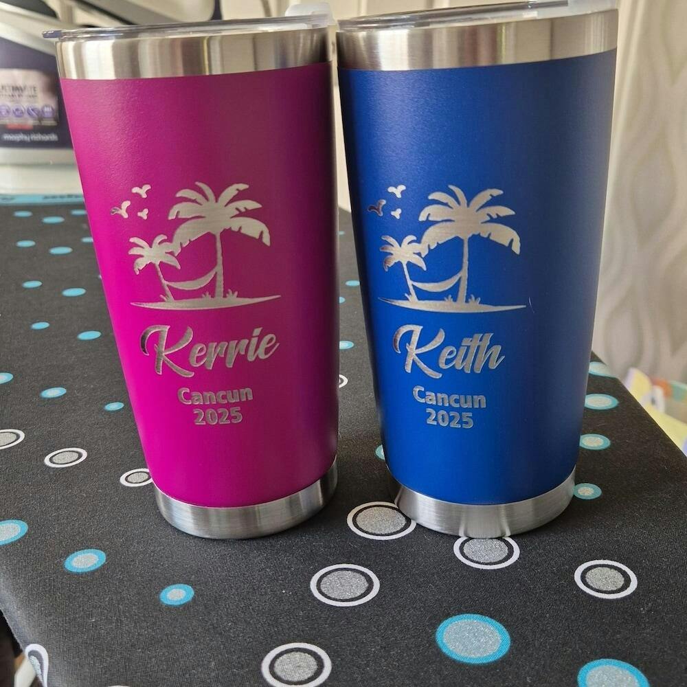 Custom Name Tumbler- Bridesmaid & Birthday Gift, Family Vacation Gift