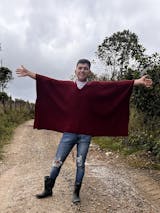 Ruana Tejido Galleta