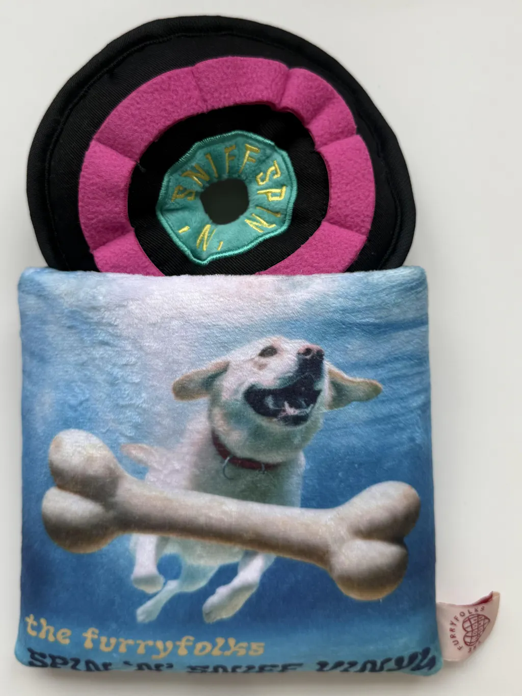 Squeaky Interactive Nosework Dog Toy, Vinyl