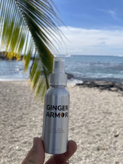 Ginger Armor SPF 50+ Mineral Sunscreen & Moisturizer 2-in-1