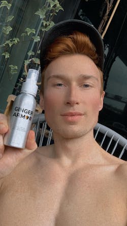 Ginger Armor SPF 50+ Mineral Sunscreen & Moisturizer 2-in-1