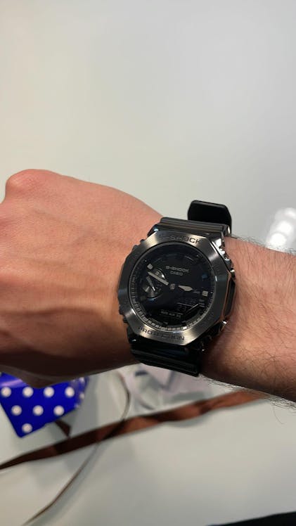 Orologio da donna Casio G-Shock analogico digitale quadrante nero al quarzo GMA-S2100GA-1A GMAS2100GA-1 200M Orologio da donna Casio G-Shock analogico digitale quadrante nero al quarzo GMA-S2100GA-1A GMAS2100GA-1 200M