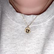 Collana Coin - Baby Impronte