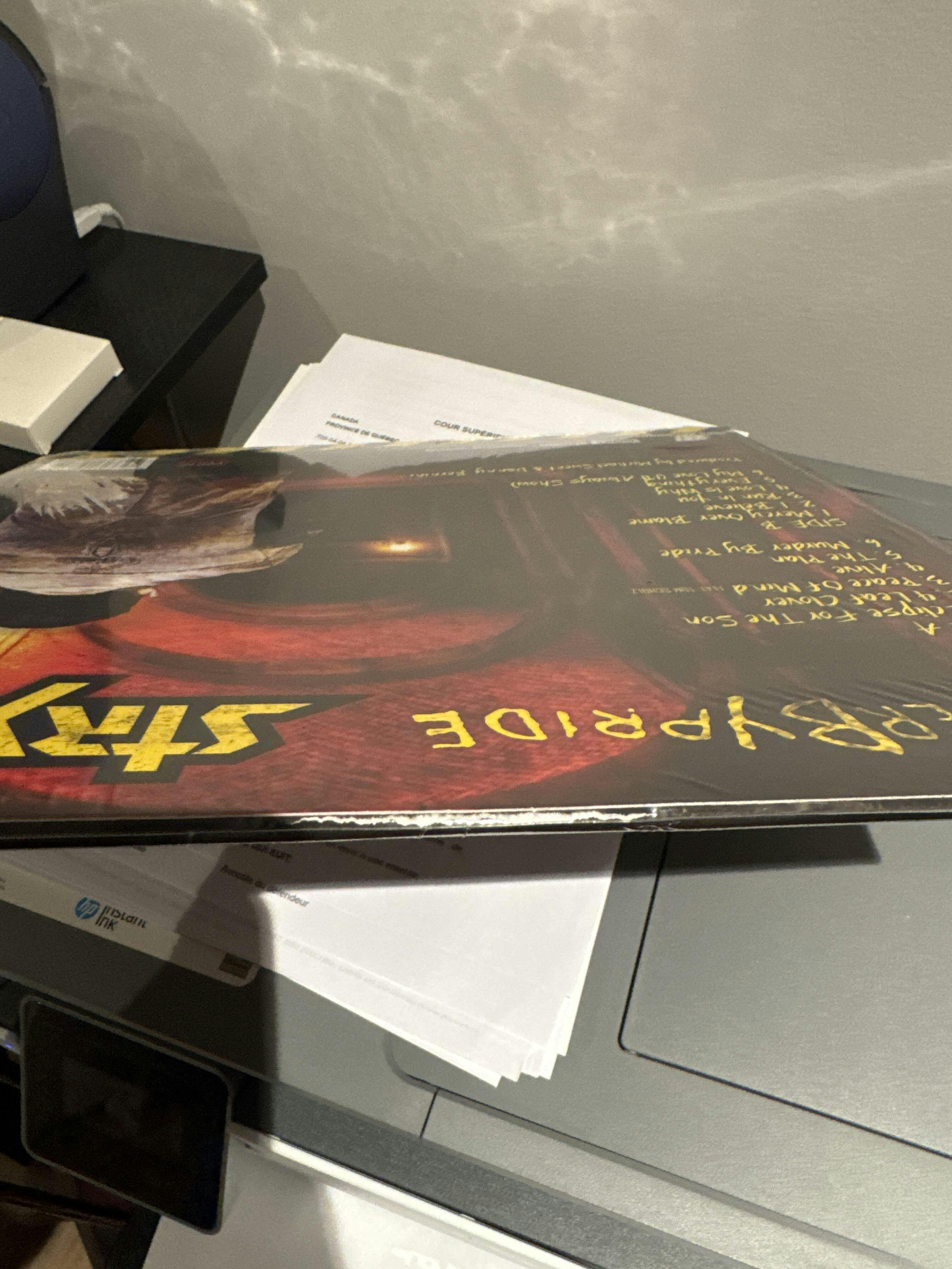 STRYPER - MURDER BY PRIDE (Vinyl) Yellow w/ Black Splatter +