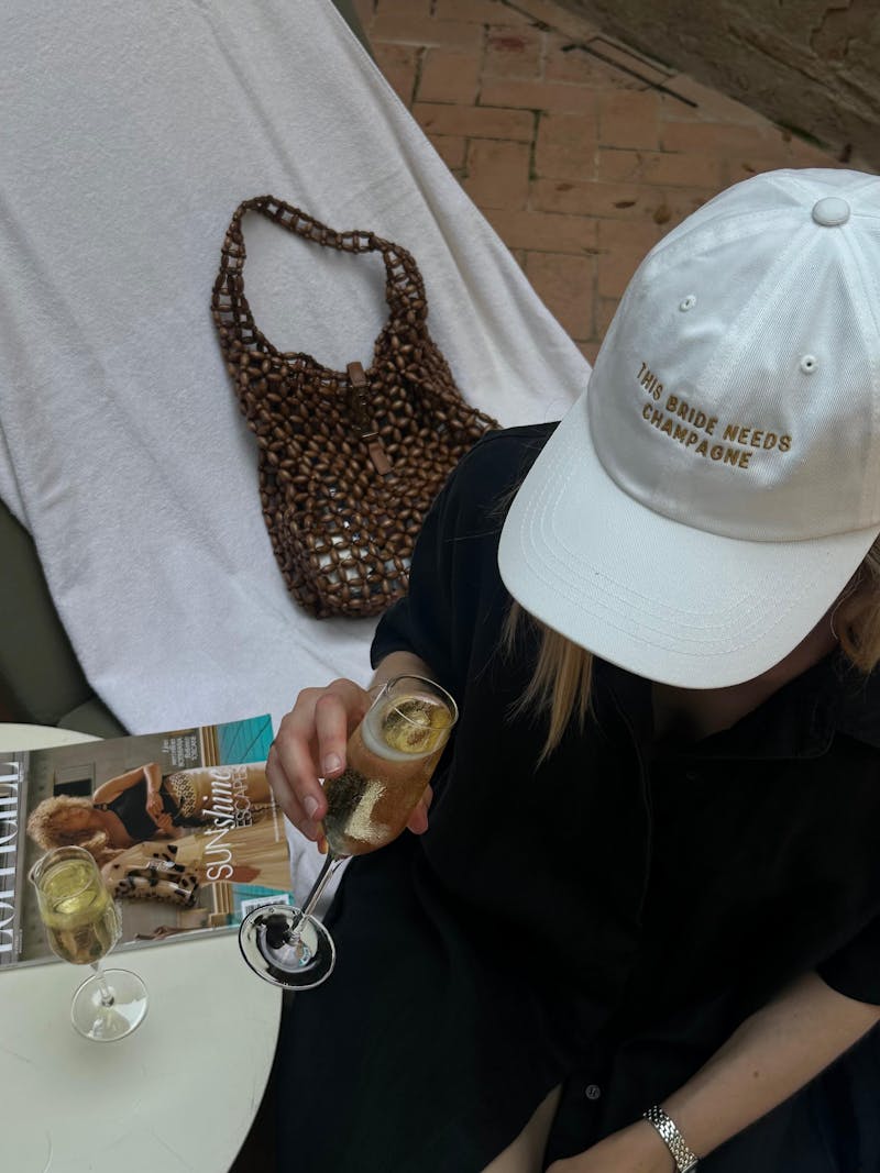 This Bride Needs Champagne Embroidered Cap