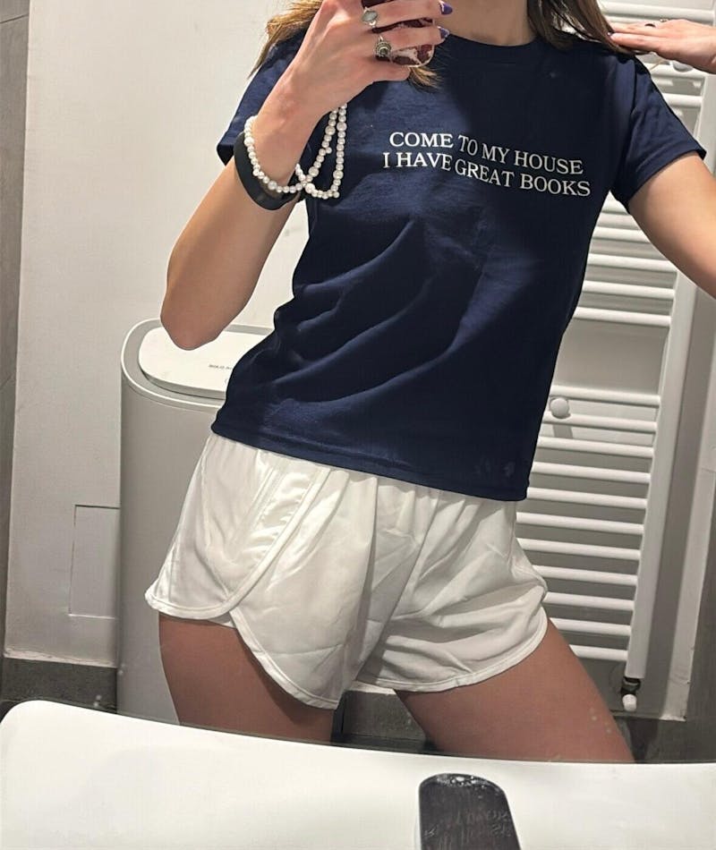 Come to My House I Have Great Books Baby Tee